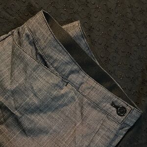 Gray Pinstripe Pants